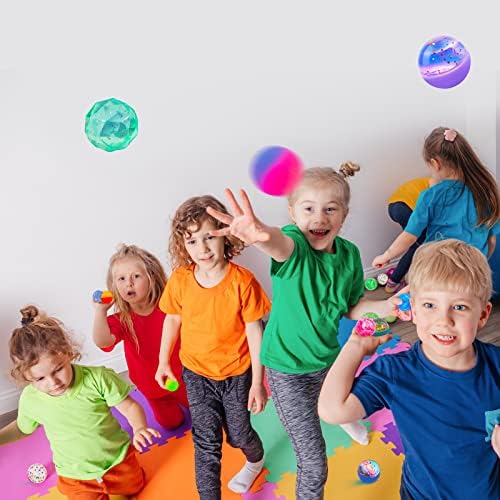 24 Pack Bouncy Balls 32mm 6 Styles Party Favors for Kids