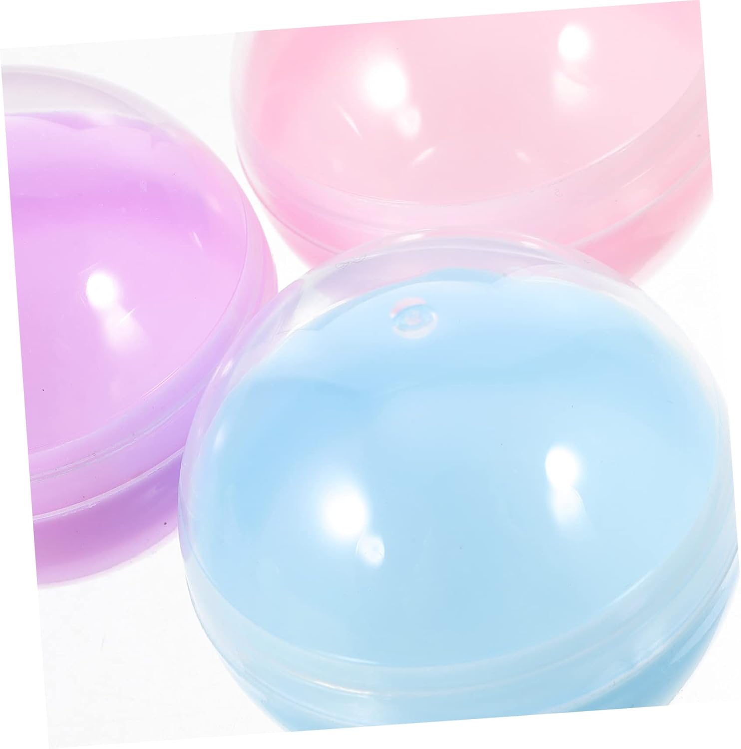 VICASKY 50pcs Reusable Fillable Balls for Playpits and Showcases