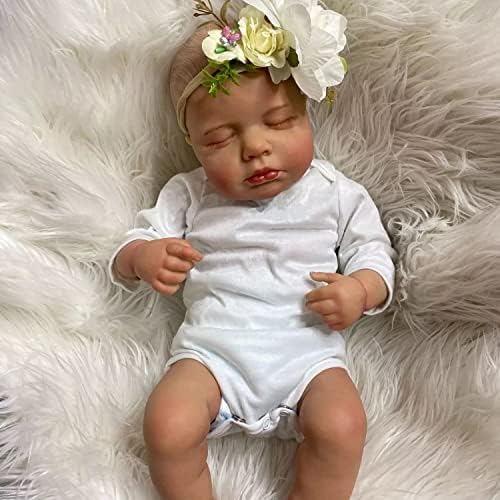 iCradle Asleep Reborn Baby Doll 20 Inch Weighted