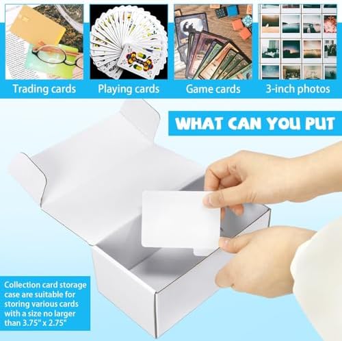 VOKOY Trading Card Storage Box 6 Pack 400 Count Case