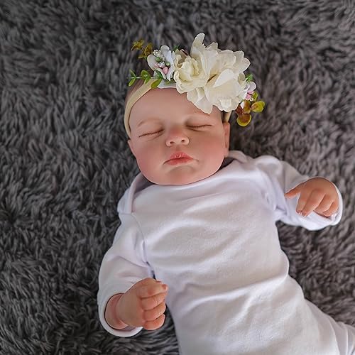 iCradle Asleep Reborn Baby Doll 20 Inch Weighted