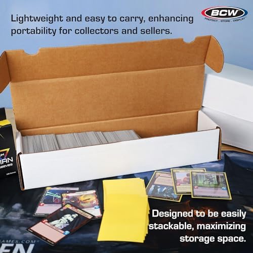 BCW 800ct Trading Card Storage Boxes 3 Pack