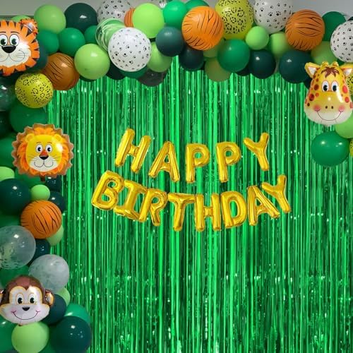 Green Streamers Party Decorations 4 Pack 32 x 82 FT