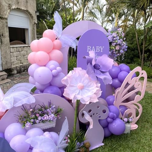 Pink and Purple Party Balloons 50Pcs 12 Inch