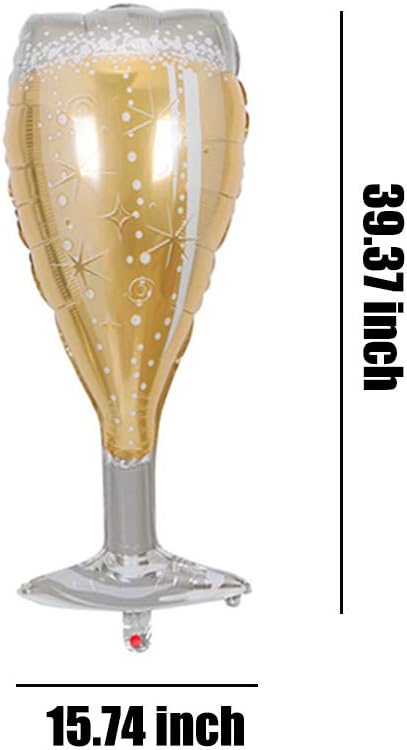 Champagne Bottle Balloons 4PCS for Party Decorations