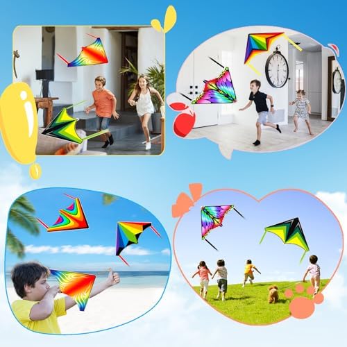 6 Pcs Mini Kites with Kite Launcher for Kids