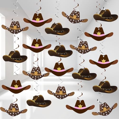 Maxdot 42 Pcs Western Cowboy Party Decorations