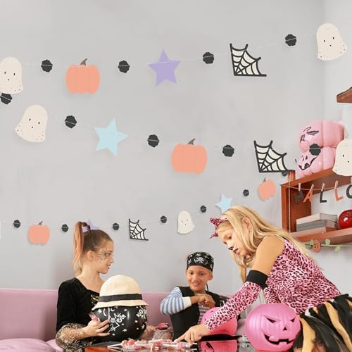 Cheerland Pastel Halloween Garland Decorations