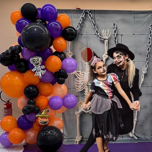 Halloween Balloons Kit 50 Pcs 12 Inch Decor