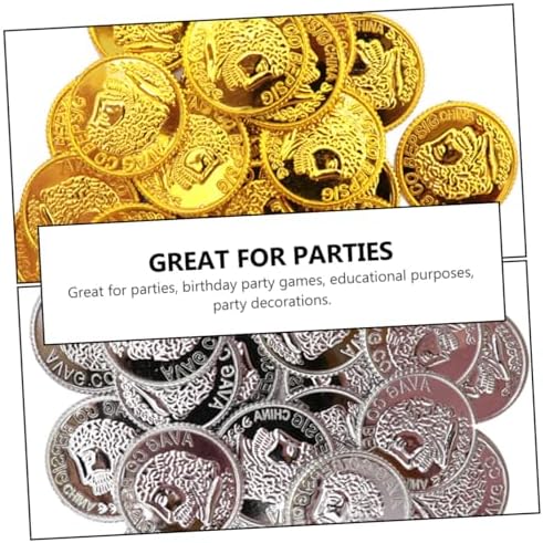 Plastic Pirate Treasure Coins for Parties and Events