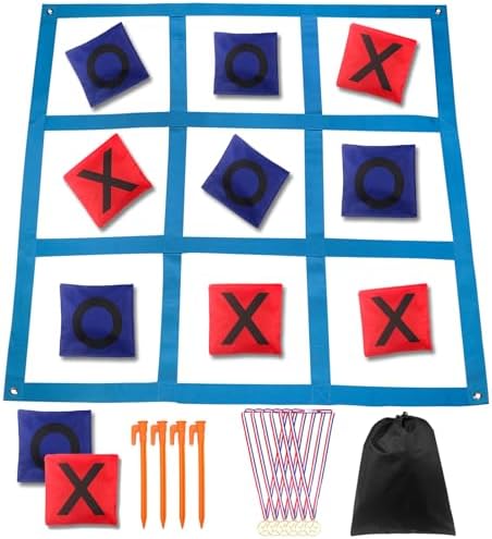 Giant Tic Tac Toe Game Set for Outdoor Fun
