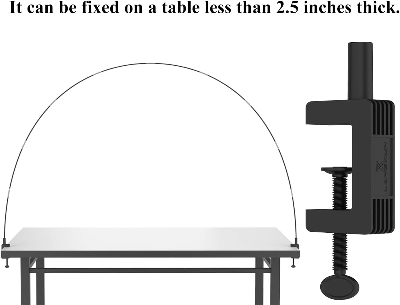 LANGXUN 12ft Black Balloon Arch Kit for Parties