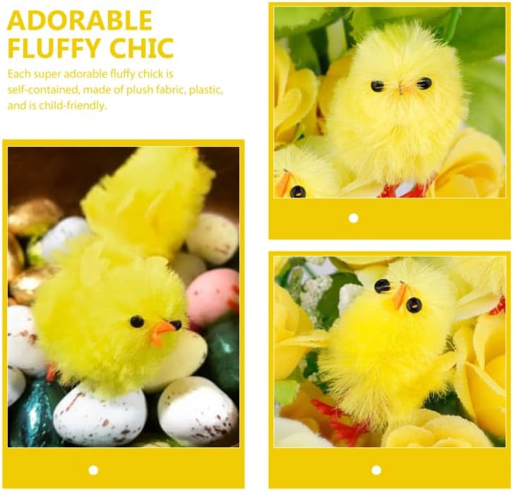 DOITOOL 36 Pcs Mini Easter Chicks Decor
