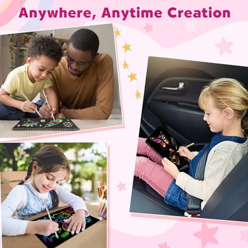 ZMLM Rainbow Art Craft Notebook Set for Kids