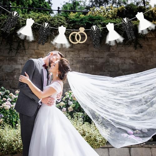 Tedercle Wedding Dress Garland Banner Set