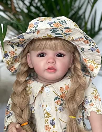 60CM Standing Realistic Toddler Reborn Baby Doll Girl Princess Betty