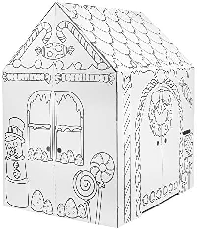 Easy Playhouse Gingerbread House - Indoor Fun Creative Play