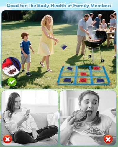 Giant Tic Tac Toe Game Set for Outdoor Fun
