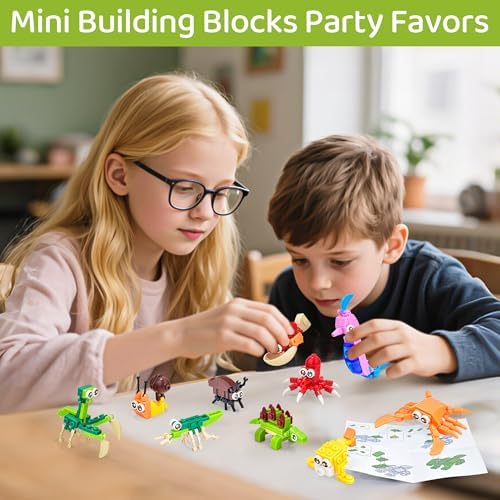 CASRRA 36 Packs Mini Building Blocks for Kids 4-8