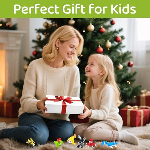 CASRRA 36 Packs Mini Building Blocks for Kids 4-8