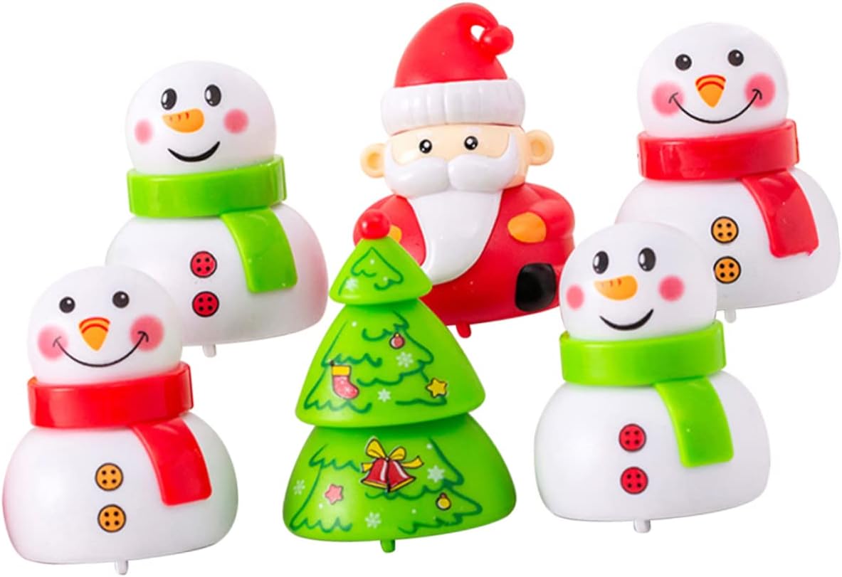 VANZACK 6pcs Christmas Pull Back Cars for Kids and Parties