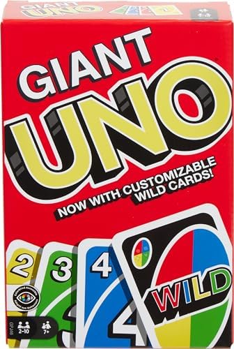 Giant UNO Card Game for Kids Adults and Families
