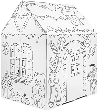 Easy Playhouse Gingerbread House - Indoor Fun Creative Play