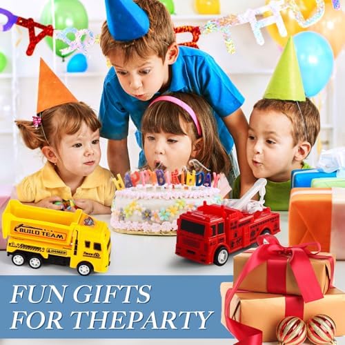 8 Pack Pull Back Cars Toy Set for Kids