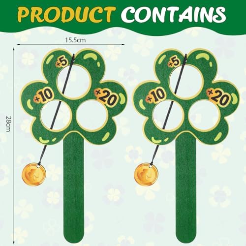 Wettarn St Patricks Day Gold Coin Swing Game Boards