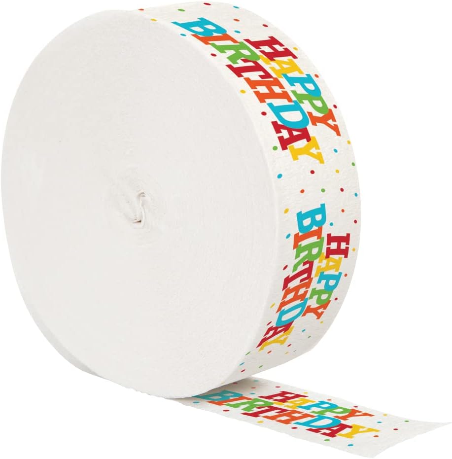 Creative Converting Crepe Streamer 30 Feet Multicolored