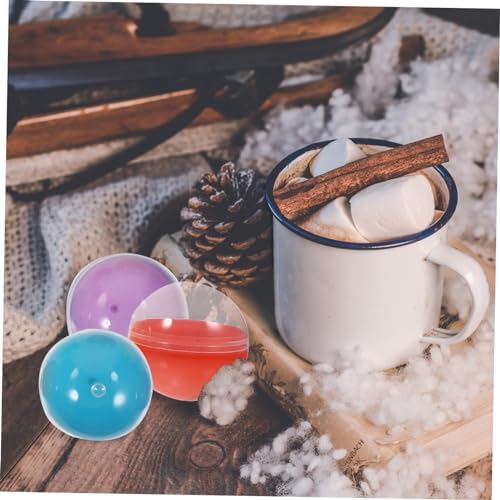 Brightfufu Strong Sturdy Party Game Balls 50pcs Plastic Capsules