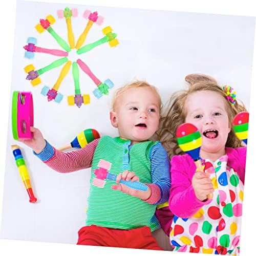 IMIKEYA 10pcs Squeaky Plastic Hammer Toys for Kids