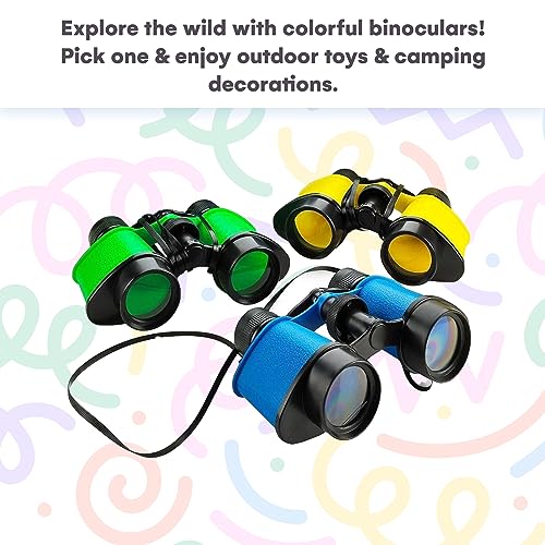 Kicko Toy Binoculars for Kids - Pack of 12