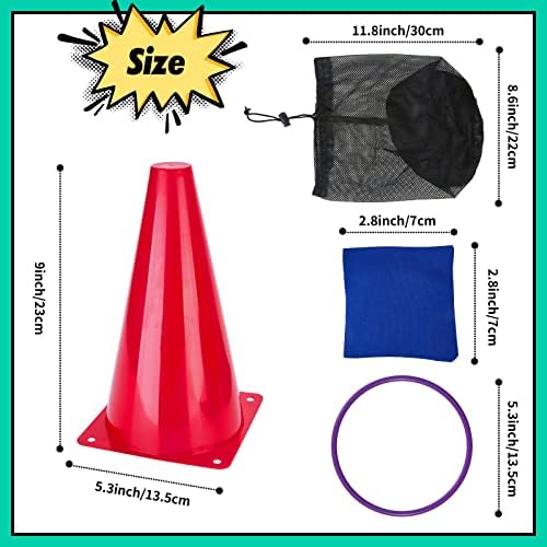 Redllo 53PCS Outdoor Bean Bag Game Set for Family and Party