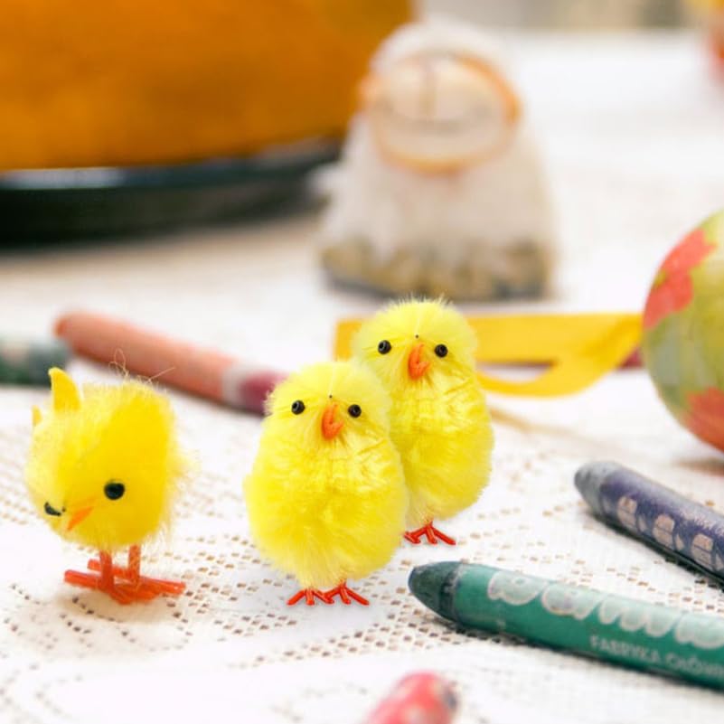 DOITOOL 36 Pcs Mini Easter Chicks Decor