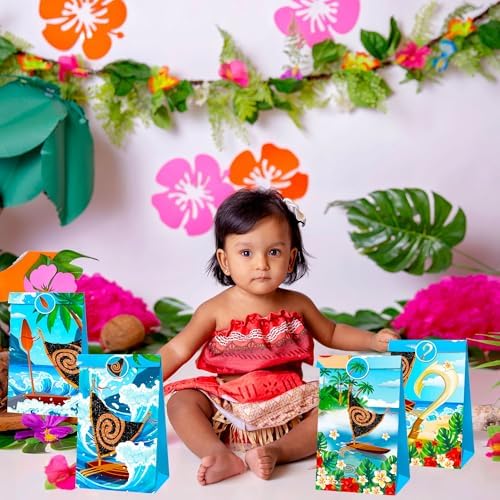 JeVenis Moana Party Favor Bags for Birthday Events