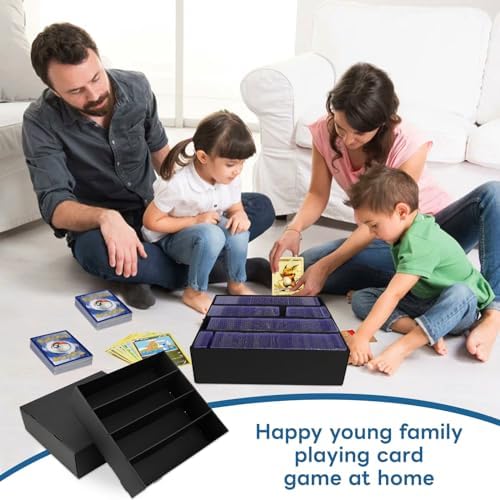 6 Pack Trading Card Storage Box with 3120 Card Capacity
