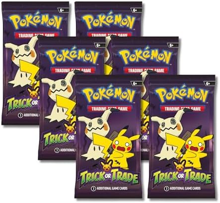 Pokemon Trick or Trade 6 Mini Booster Packs 2023
