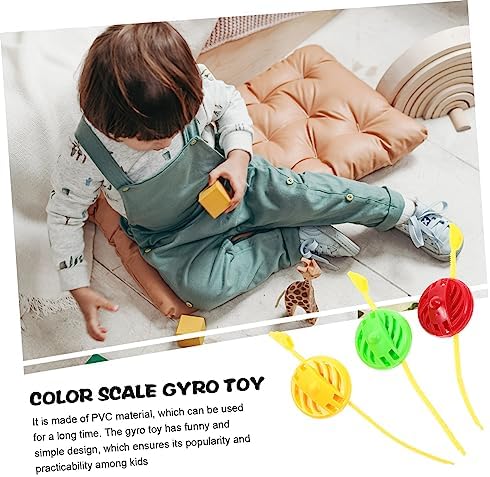 Vaguelly 15pcs Ruler Gyro Toys Educational Party Favors for Kids