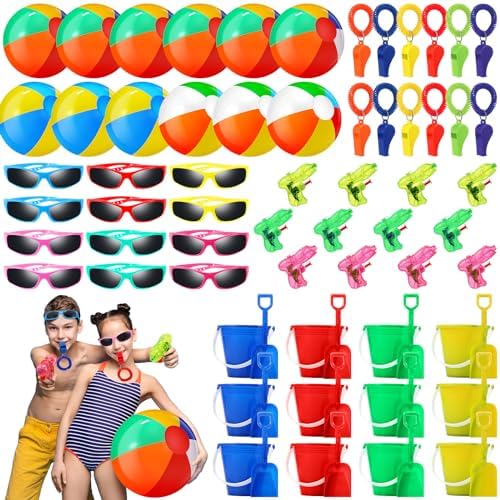 60 Pcs Summer Pool Party Favors for Kids