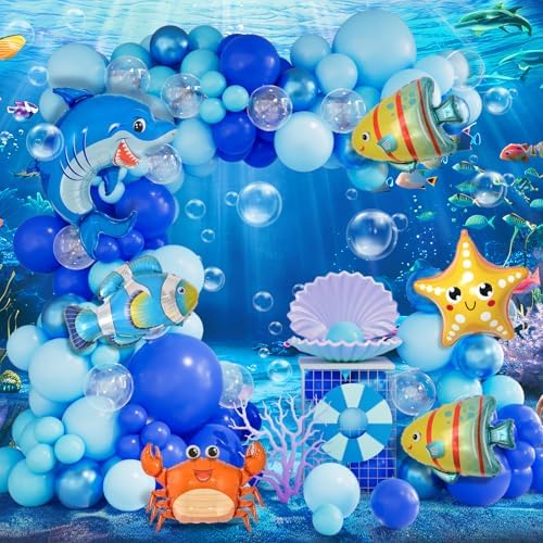 Under the Sea Balloon Arch Garland Kit 147pcs