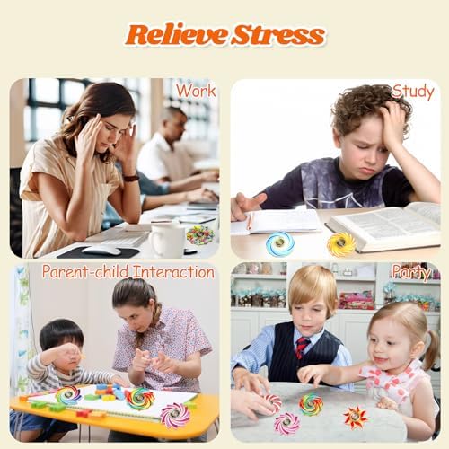 40 Pack Fidget Spinners for Stress Relief and Fun
