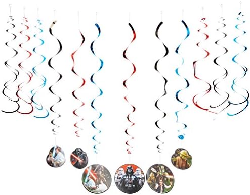 Star Wars Classic Foil Swirl Decorations Party Favor Set