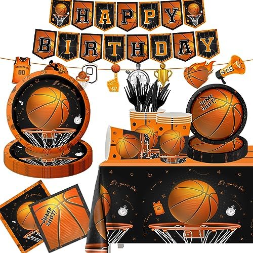 142Pcs Basketball Party Decorations Set