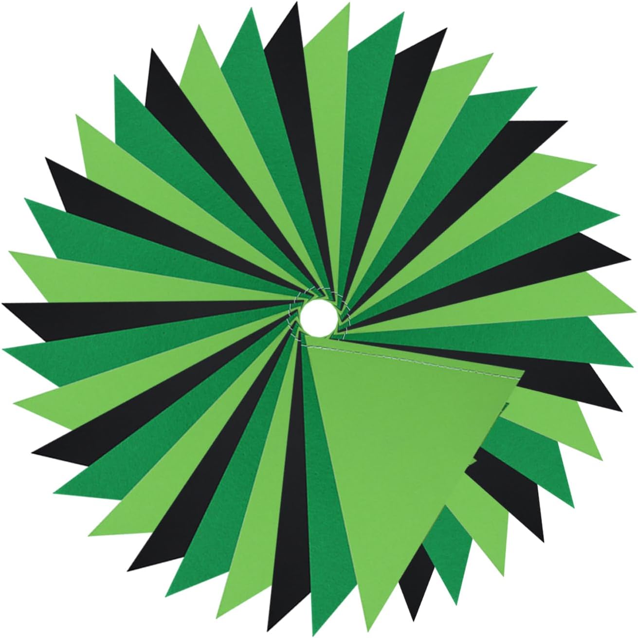 Mefuny 3 Pack Black Green Party Decorations