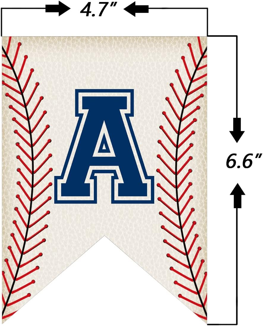 Baseball Birthday Banner Set with Thread and Needle