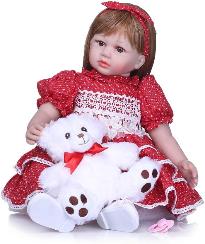 OCSDOLL Reborn Baby Doll 24 Inches Realistic