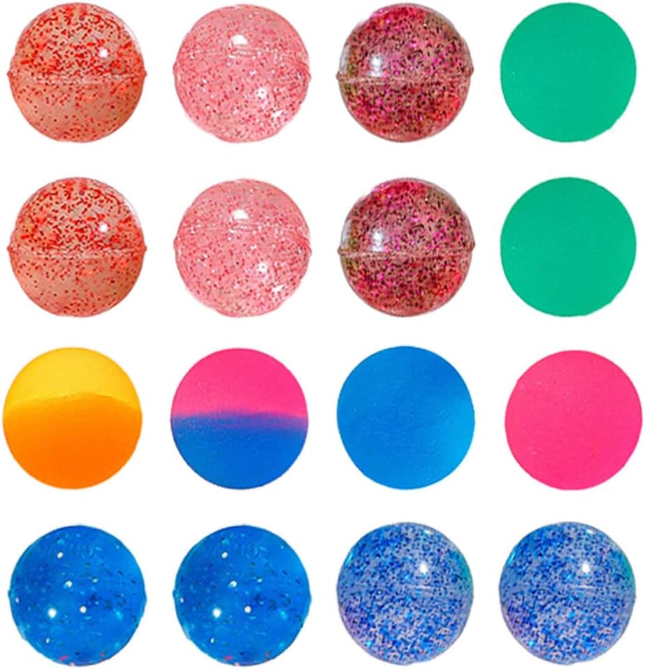 100pcs Colorful Elastic Bouncy Balls for Kids