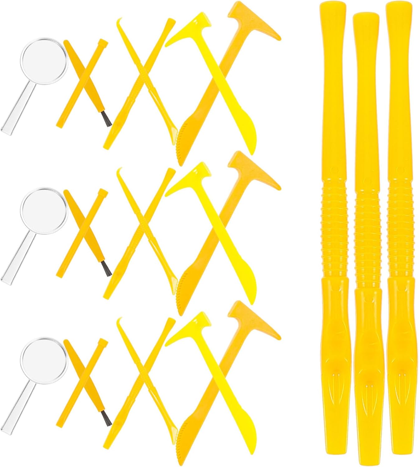 BESTonZON 63pc Gemstone Digging Kit for Kids