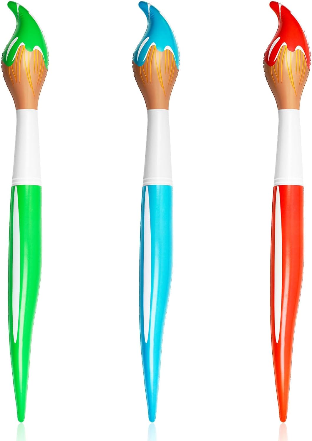 3 Pcs Inflatable Paint Brushes for Birthday Party Decorations